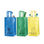 Set de 3 bolsas de reciclaje amarilla-verde-azul - Foto 5