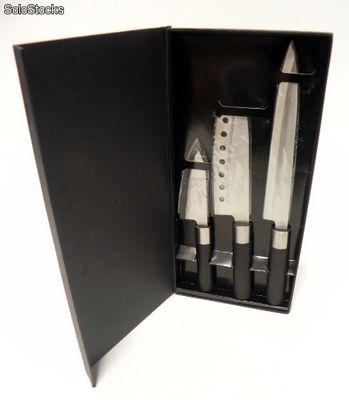 Set de 3 cuchillos tipo chef