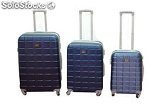 Set de 3 valises modèle Grid