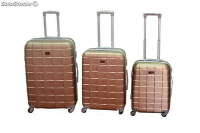 Set de 3 valises modèle Grid - Photo 2