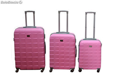 Set de 3 valises modèle Grid - Photo 3