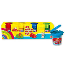 Set de 4 Botes de Plastilina 3D