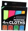 Set de 4 paño de microfibra colores