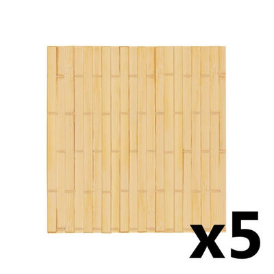 Set de 5 posavasos de bambú - Foto 2