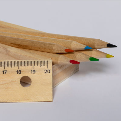 Set de 6 lápices en estuche de madera natural. - Foto 5