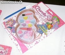 Set de cosmética fiorella doble corazón blister - muñecas y accesorios de nena