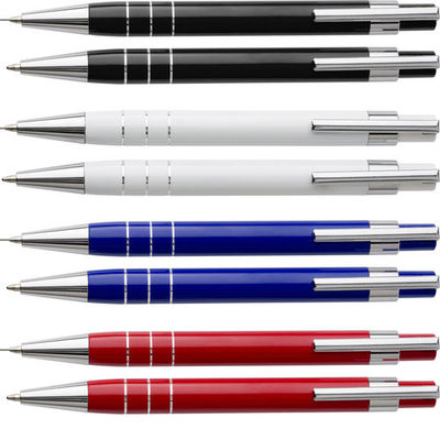 Set de escritura con bolígrafo y portaminas en estuche de polipiel - Foto 4