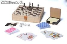 Set de Juegos ajedrez Damas Naipes españoles Naipes Poker Generala