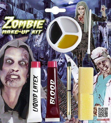Set de maquillaje zombie