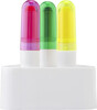 Set de marcadores fluorescentes de cera de sobremesa