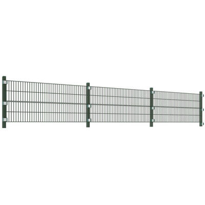 Set de panneaux de clôture avec poteaux 6 m et 0,8 m de hauteur - Photo 2