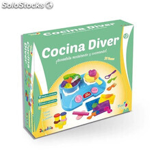 Set de Plastilina Cocina Diver funny doough