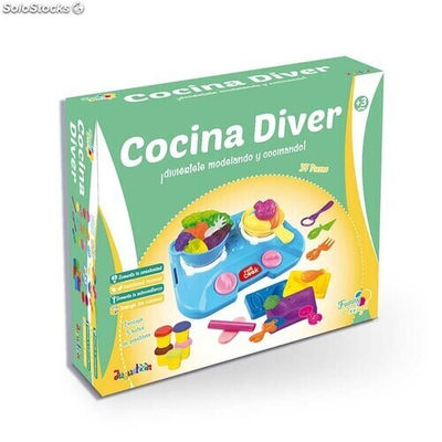 Set de Plastilina Cocina Diver funny doough - Foto 3