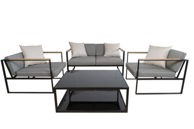 Set de sofá para exterior moderno gris antracita - Foto 2