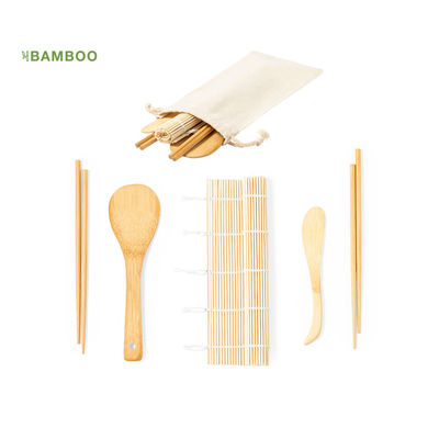 Set de sushi de 5 piezas fabricado en bambú - Foto 2