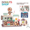 Set de tienda de donuts de simulación de música eléctrica