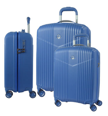 Set de trois valise ultra léger rigide extensible cabine pas cher serrure TSA