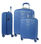 Set de trois valise ultra léger rigide extensible cabine pas cher serrure TSA - 1