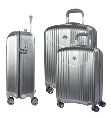 Set de trois valise ultra léger rigide extensible cabine pas cher serrure TSA - Photo 2