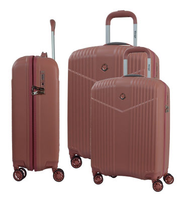 Set de trois valise ultra léger rigide extensible cabine pas cher serrure TSA - Photo 4
