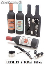 Set de Vino Unión de Corazones Detalles Bodas Hombres Detalles Bodas  Originales - BODAS -  - DICRAF IMPORT SL B54968151