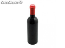 Set de vino en forma de botella con saca corchos, decantador y salva gotas