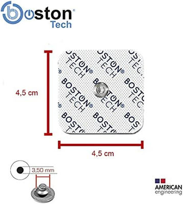 Set di 16 elettrodi Boston Tech da 4,5 cm x 4,5 cm a bottone (Snap) Elettrodi - Foto 5