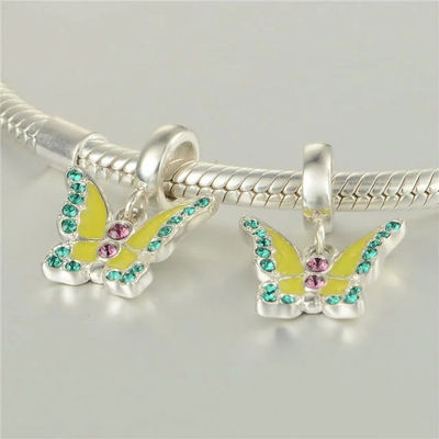 set joyería plata diseño de mariposa, pendientes+arete+dije+anillo - Foto 4