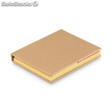 Set memo pad cartone riciclato beige MIMO7173-13