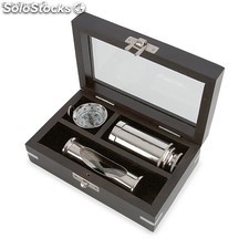 Set miniatura 3 pcs laton silver