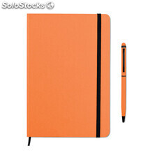 Set notebook arancio MIMO9348-10