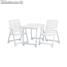 Set pik nik weiß, Stühle 56*59*82cm Tisch 80*57*63cm