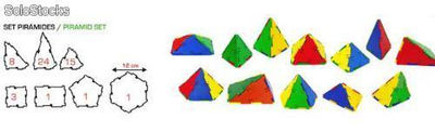 Set piramides,53 piezas