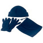 Set PIRENA de chapeau, des gants et Braga col romain avec un sac individuel. - Photo 2