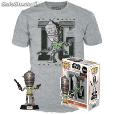 Set POP &amp; t-shirt Star Wars IG-11 With the Child Exclusive taglia M