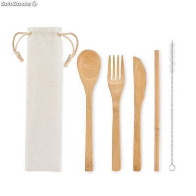 Set posate in bamboo beige MIMO6121-13
