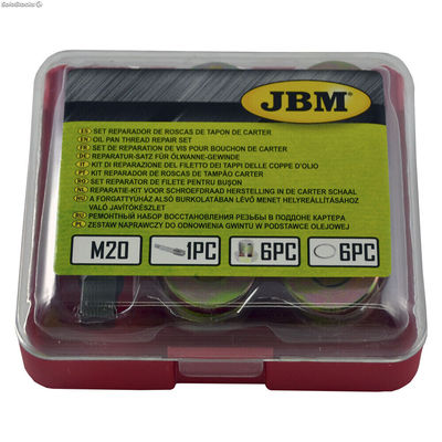Set reparador de roscas de tapon de carter (m-20) jbm 53238 - Foto 2