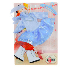Set ropa muñeca Folk Artesanía vestido fantasía, edición limitada de ropa para
