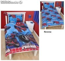 Set Spiderman unique de lit (couette réversible)