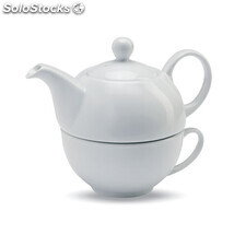 Set tè teiera e tazza bianco MIMO7343-06