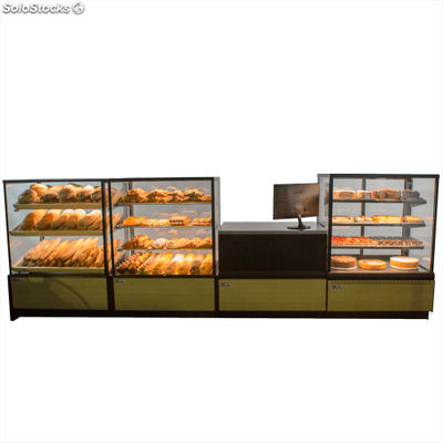 Set vitrines boulangerie-pâtisserie CSB