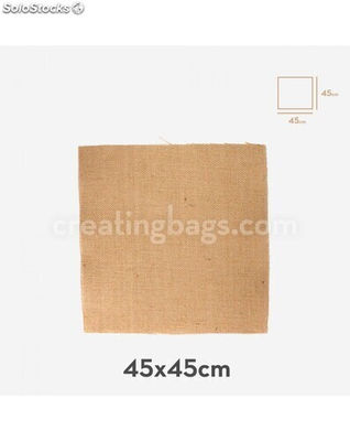 Sets de table en tissu de sac de 45x45cm