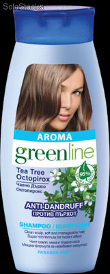 Shampoing antipelliculaire pour tout type de cheveux Aroma Greenline