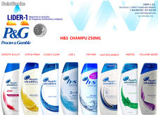 Shampoo h&amp;s 250ml. Diversi modelli
