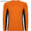 Shanghai long sleeve t-shirt s/xl fluor orange/black ROCA66700422302 - Foto 4