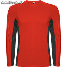 Shanghai long sleeve t-shirt s/xxl red/dark lead ROCA6670056046 - Foto 5