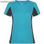 Shanghai woman t-shirt s/xxl turquoise/dark lead ROCA6648051246 - 1
