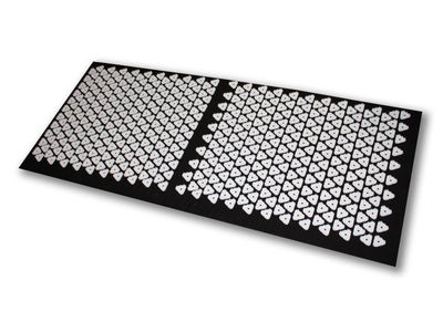 Shanti Acupressure Carpet / Nail mat (120 x 50 cm, Black) - Foto 2