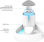 Shell water dispenser (1.5L) Dispensador automático de agua para mascotas - Foto 4