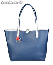 shopping bag donna piero guidi blu (41810)
